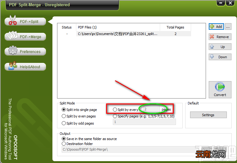 PDF Split Merge分割PDF文件的方法