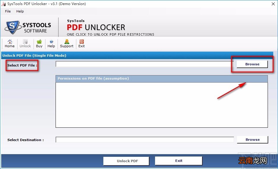 pdf unlocker解除PDF密码的方法