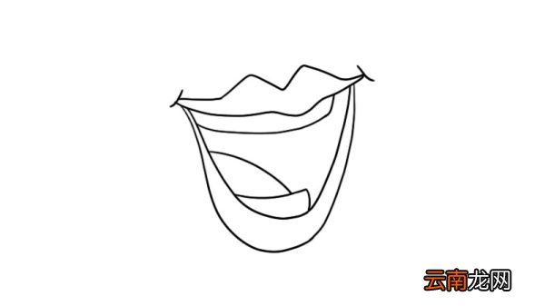 嘴的简笔画