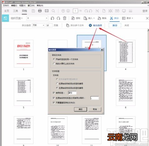 Adobe Acrobat dc拆分PDF文件的方法