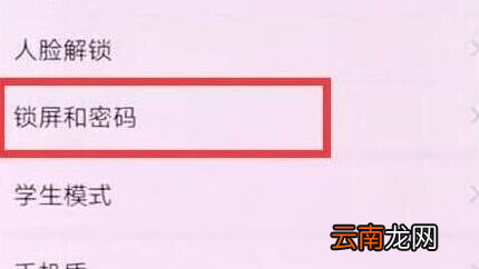 华为畅享9设置锁屏密码具体步骤介绍