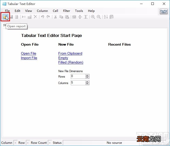 Tabular Text Editor的使用方法