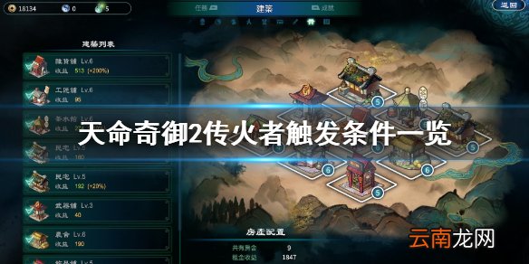 天命奇御2传火者任务怎么触发 天命奇御2传火者触发条件一览