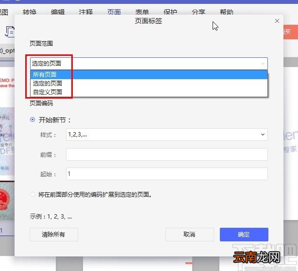 万兴PDF专家添加页面标签的方法步骤