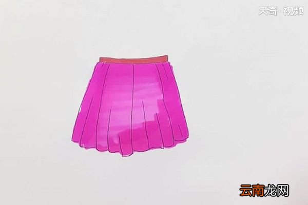小短裙简笔画