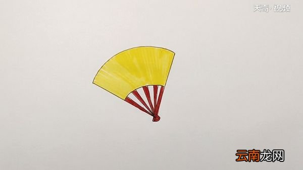 扇子简笔画