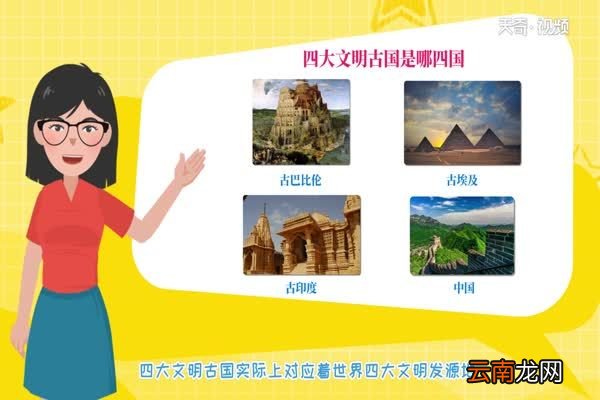 四大文明古国是哪四国 4大文明古国是哪几个