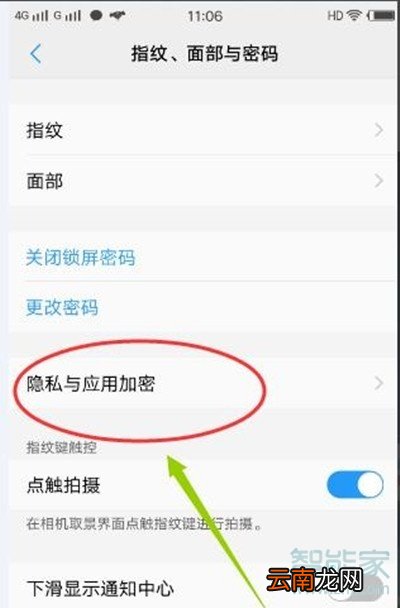 vivoz5怎么应用加密