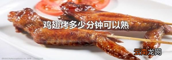 鸡翅烤多少分钟可以熟