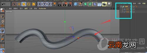 C4D怎么制作五角星柱状彩带 制作各形状彩带效果方法