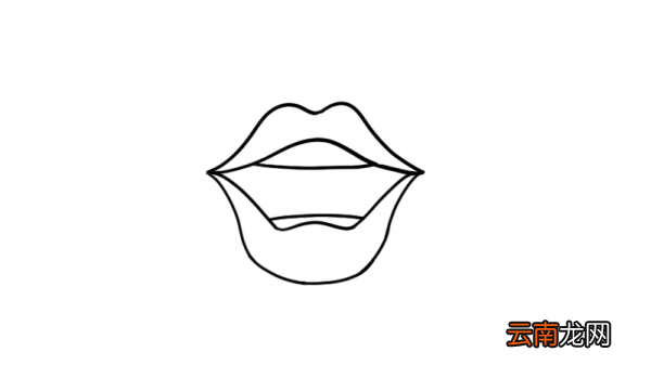 嘴唇简笔画 嘴唇的好看画法