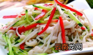 金针菇和什么凉拌好吃 金针菇凉拌方法