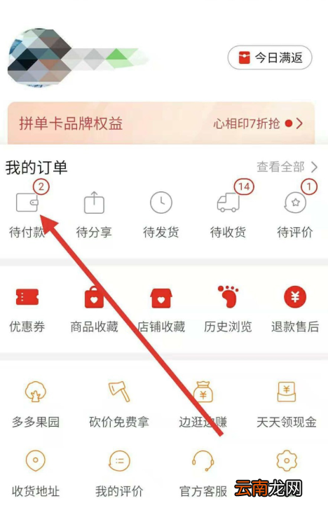 拼多多APP中叫好友帮忙代付具体步骤介绍