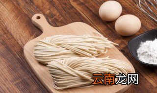 制作面条的方法与步骤 制作面条的方法