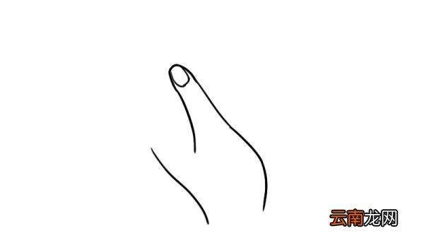 比心手势简笔画