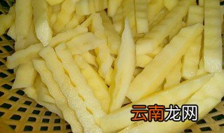 土豆条制作方法 土豆条制作的方法