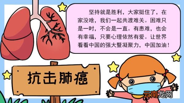 抗击肺癌手抄报 抗击肺癌手抄报简单