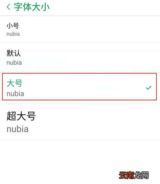 努比亚z20怎么设置字体大小