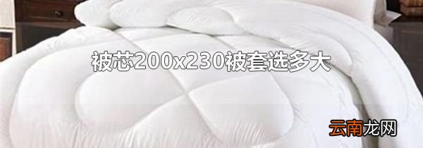 被芯200x230被套选多大