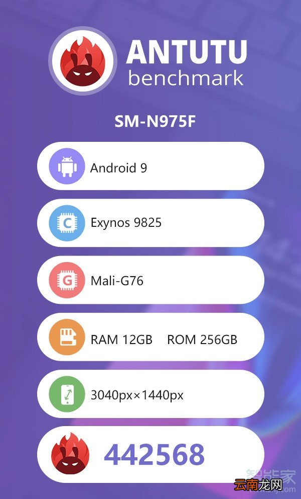 三星note10国行版安兔兔跑分是多少
