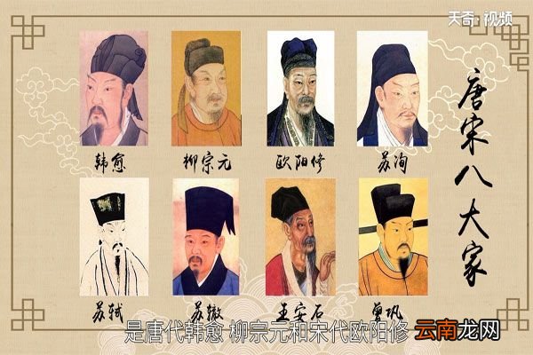 唐宋八大家是谁