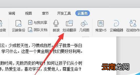 wps2019中划线翻译具体操作步骤