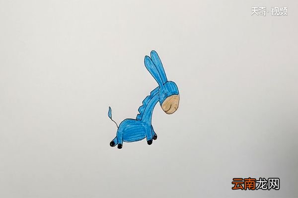 毛驴简笔画