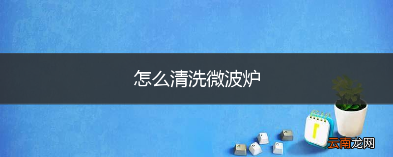 怎么清洗微波炉