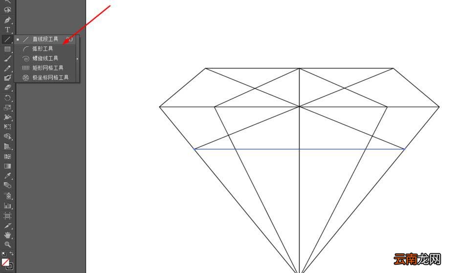 使用Ai绘制出彩色钻石具体操作方法