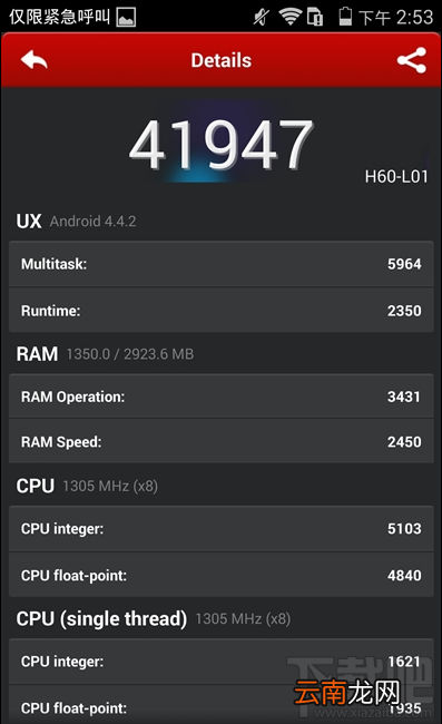 安兔兔评测华为Kirin 920 荣耀6