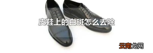 皮鞋上的白斑怎么去除