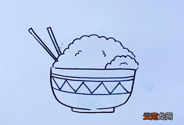 米饭的简笔画米饭简笔画