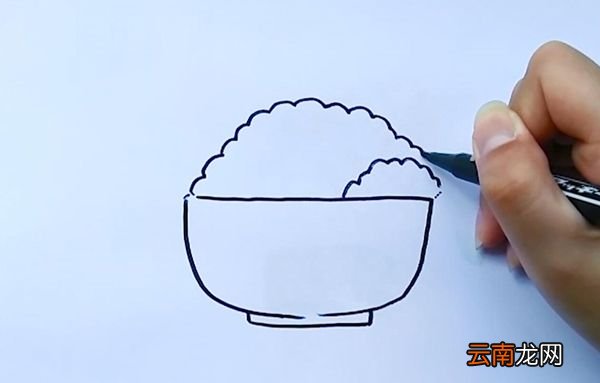 米饭的简笔画米饭简笔画