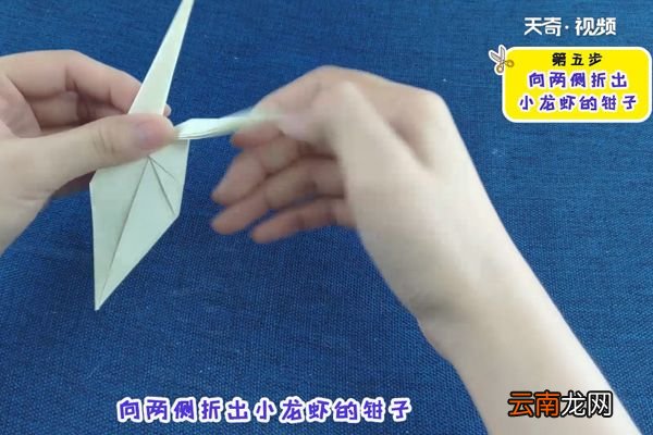 龙虾怎么折