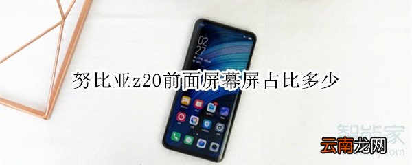 努比亚z20前面屏幕屏占比多少