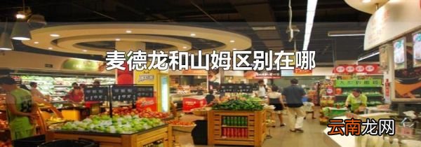 麦德龙和山姆区别在哪