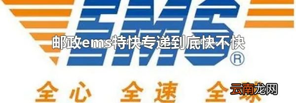 邮政ems特快专递到底快不快