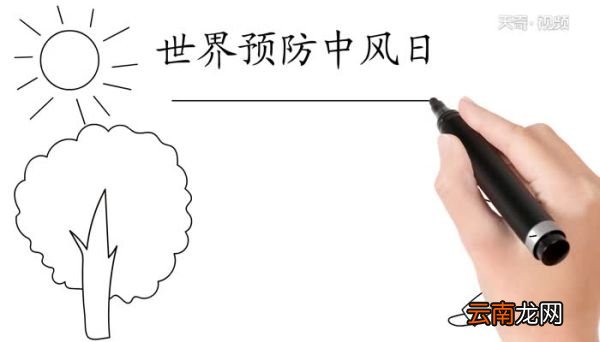 世界预防中风日手抄报画法世界预防中风日手抄报怎么画