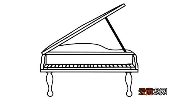 钢琴简笔画