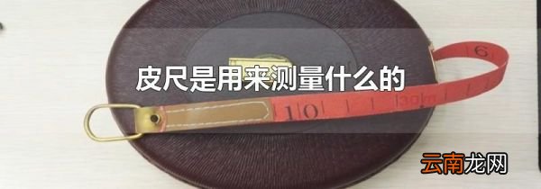 皮尺是用来测量什么的