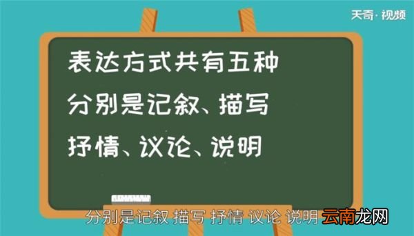 表达方式有哪些 有哪些表达方式