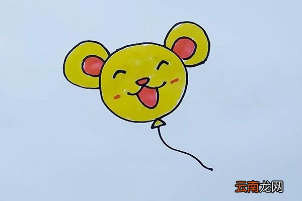 小熊气球的简笔画 小熊气球怎么画