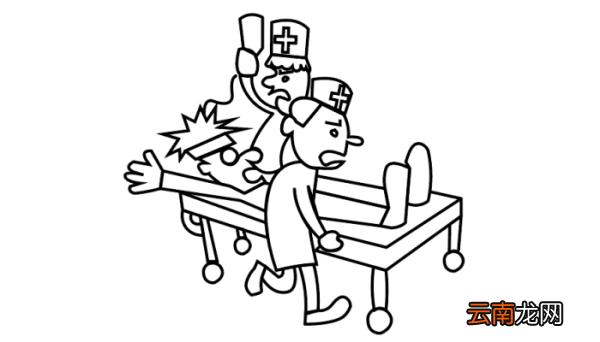 两个医生正在抢护病人的简笔画 两个医生正在抢护病人的简笔画怎么画