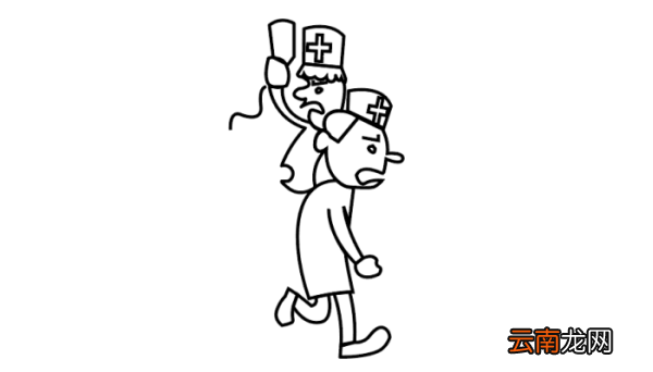 两个医生正在抢护病人的简笔画 两个医生正在抢护病人的简笔画怎么画
