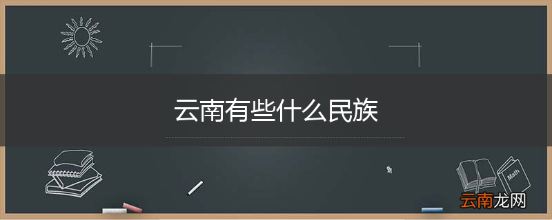 云南有些什么民族