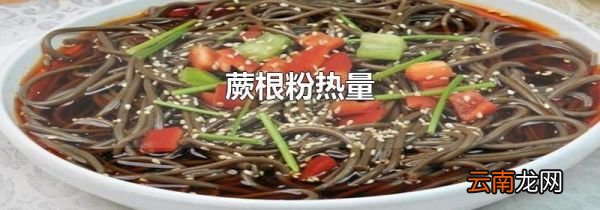 蕨根粉热量