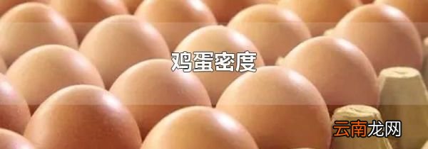 鸡蛋密度
