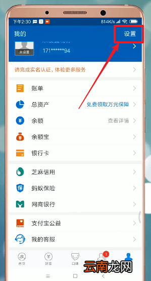 支付宝APP中升级具体操作步骤