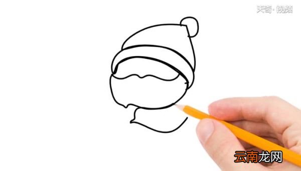 圣诞老人简笔画怎么画圣诞老人简笔画画法