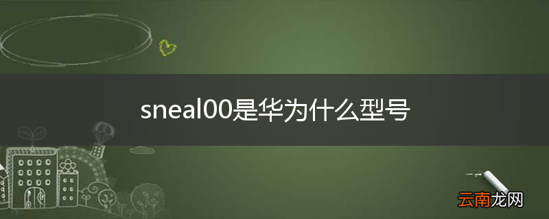 sneal00是华为什么型号